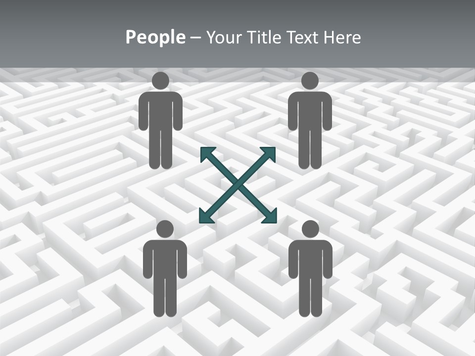 Confusing Wall Render PowerPoint Template