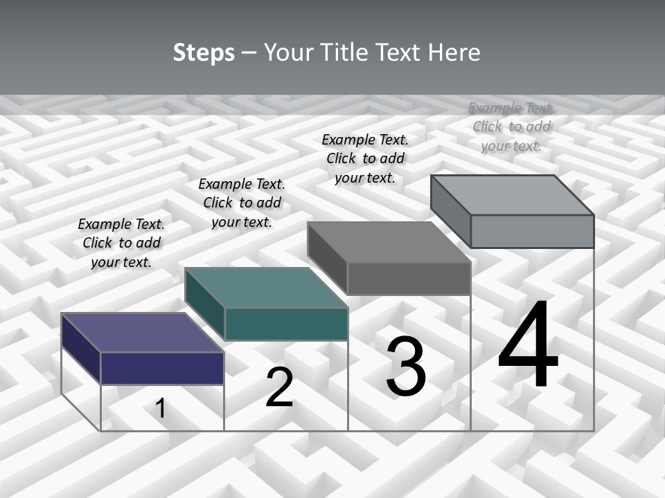 Confusing Wall Render PowerPoint Template
