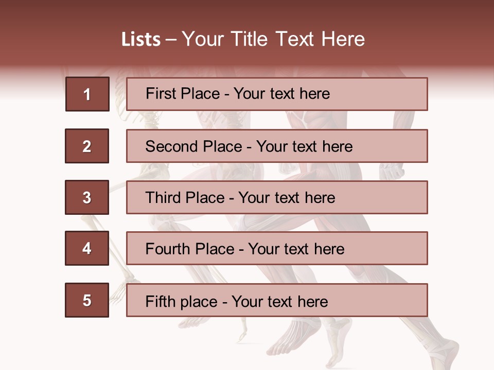 Structure System Posture PowerPoint Template