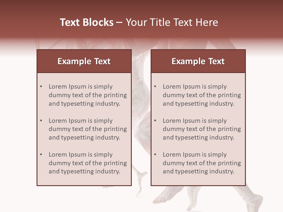 Structure System Posture PowerPoint Template