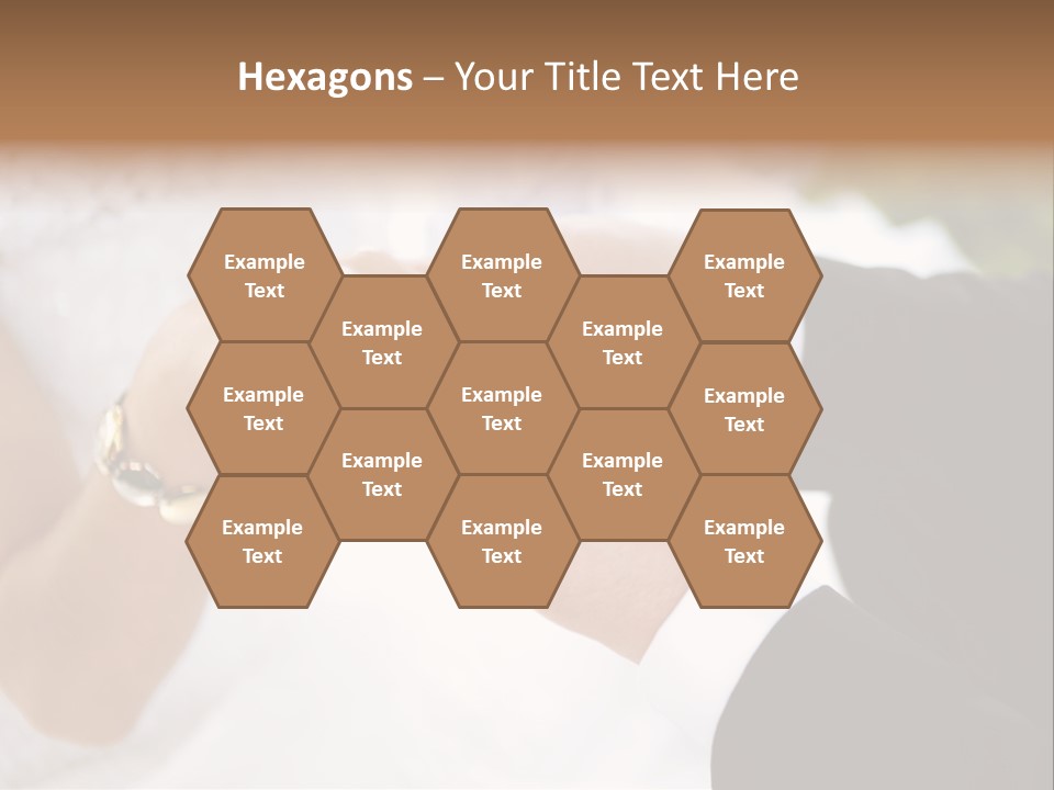 White Pair Diamond PowerPoint Template