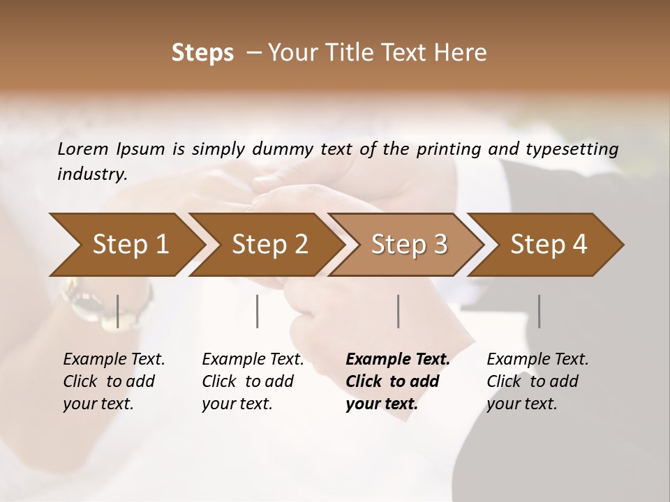 White Pair Diamond PowerPoint Template