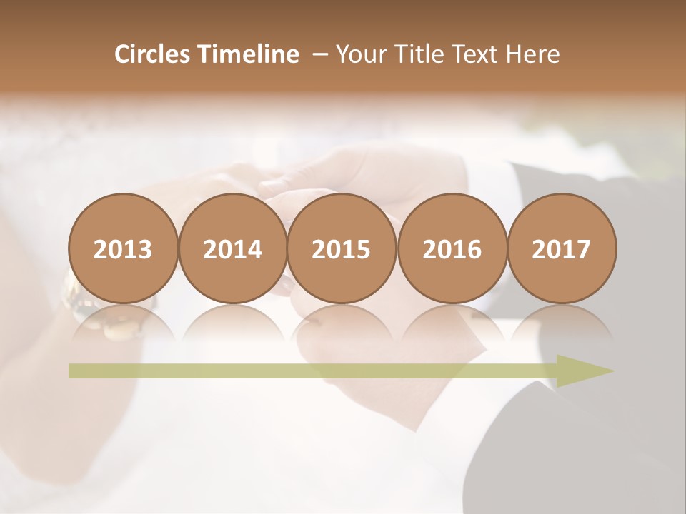 White Pair Diamond PowerPoint Template