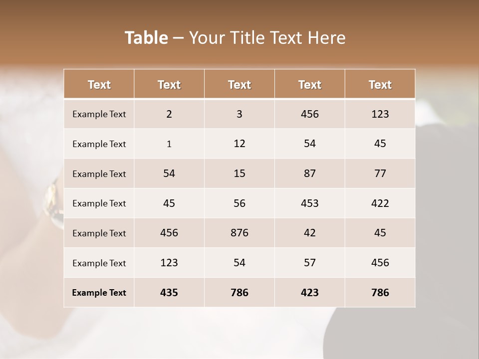 White Pair Diamond PowerPoint Template