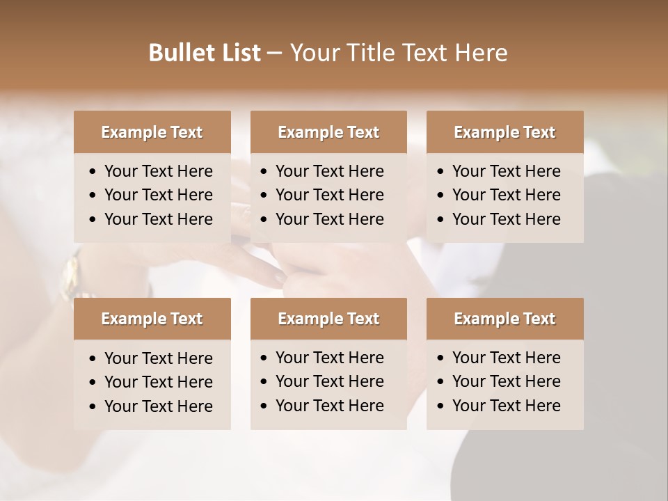 White Pair Diamond PowerPoint Template