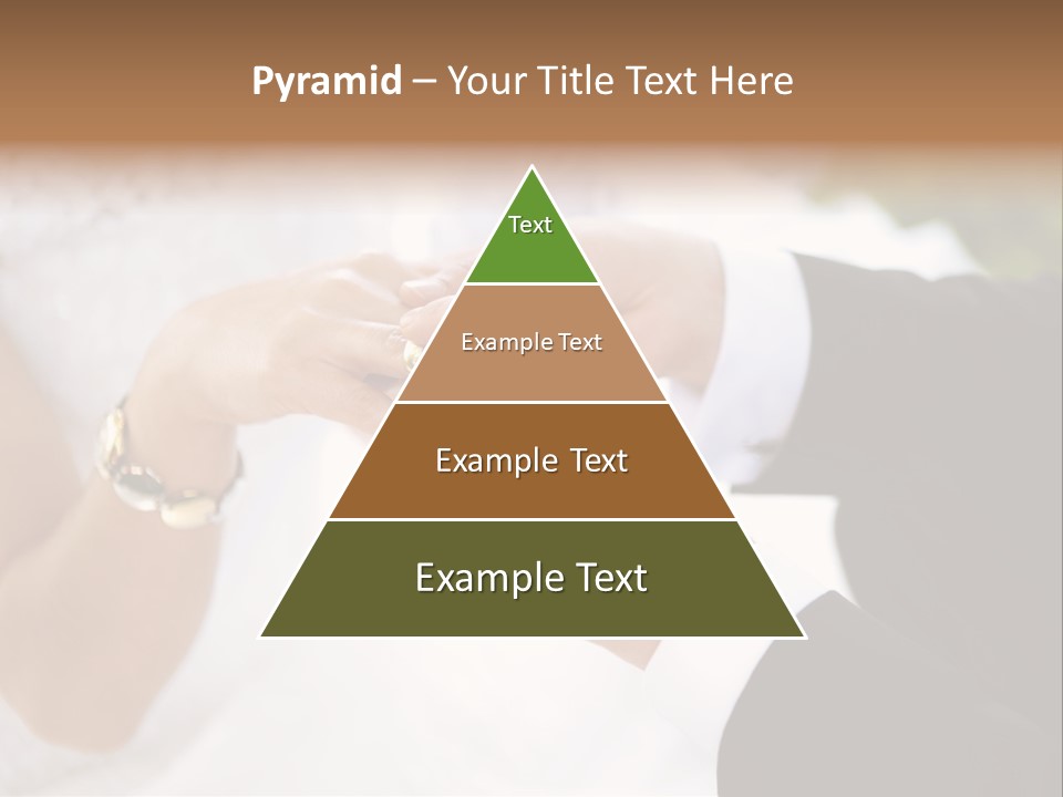 White Pair Diamond PowerPoint Template