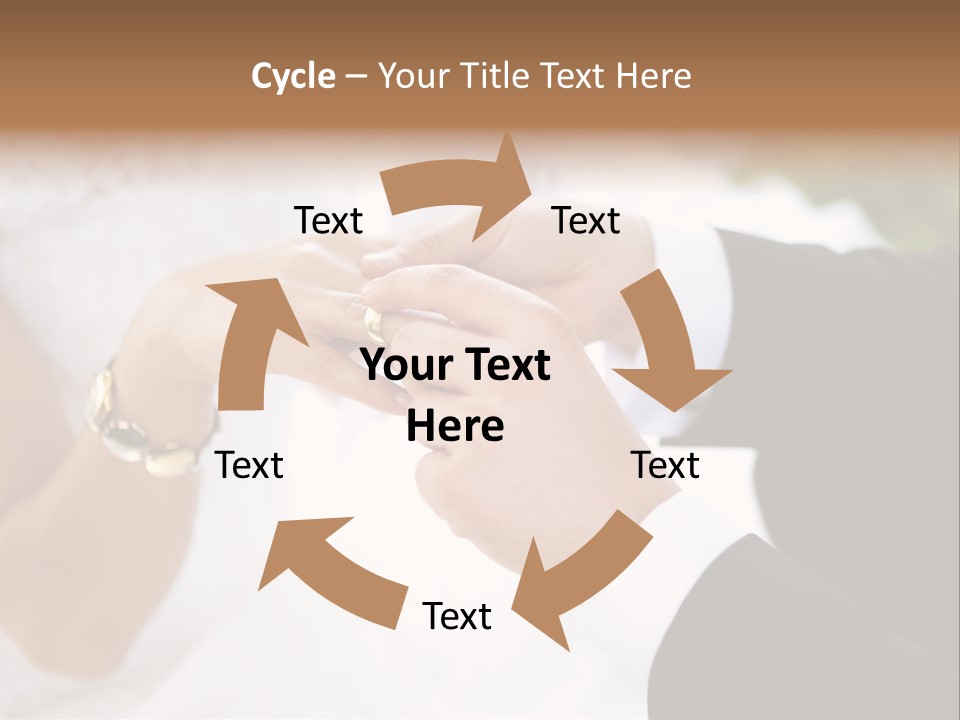 White Pair Diamond PowerPoint Template