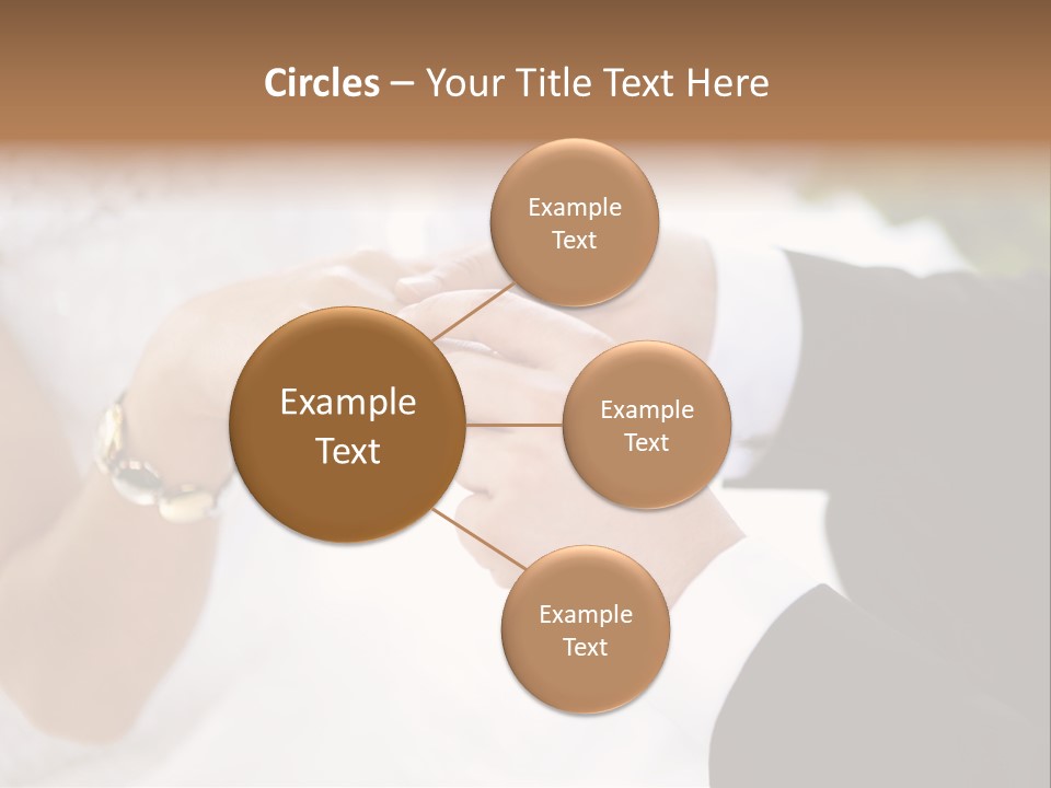 White Pair Diamond PowerPoint Template