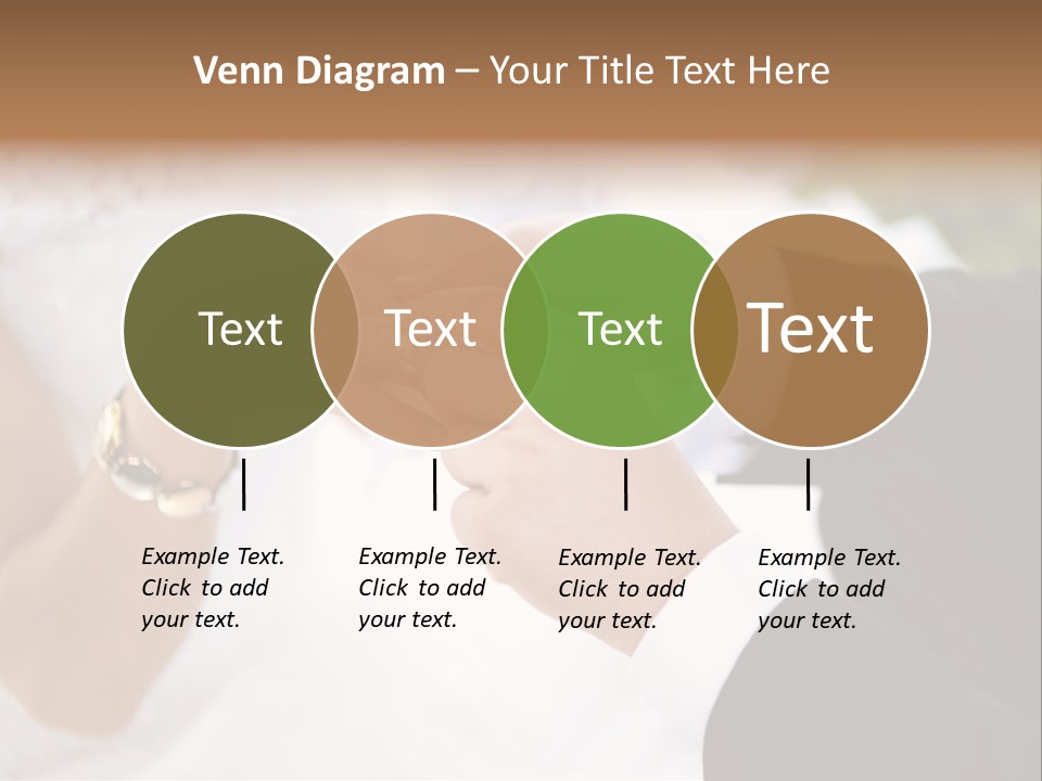 White Pair Diamond PowerPoint Template