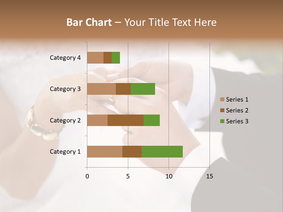 White Pair Diamond PowerPoint Template