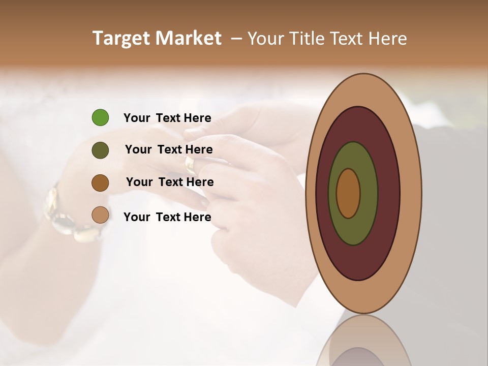 White Pair Diamond PowerPoint Template