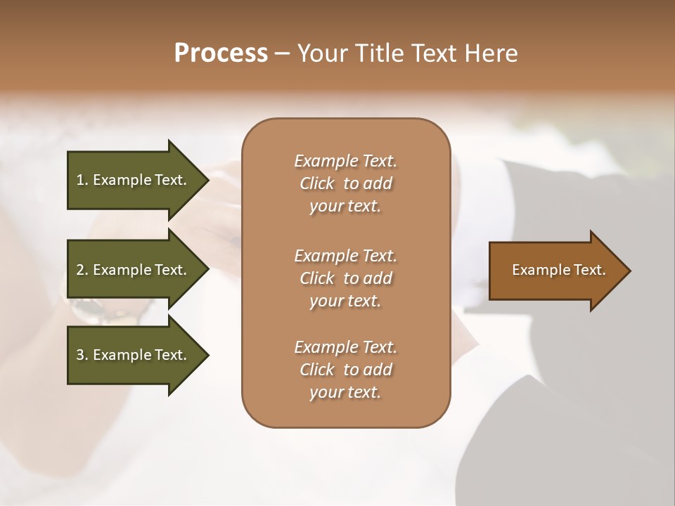 White Pair Diamond PowerPoint Template