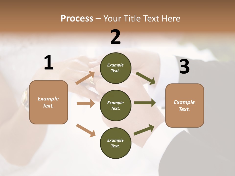 White Pair Diamond PowerPoint Template