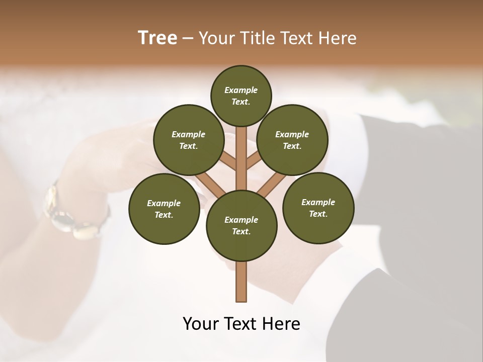 White Pair Diamond PowerPoint Template