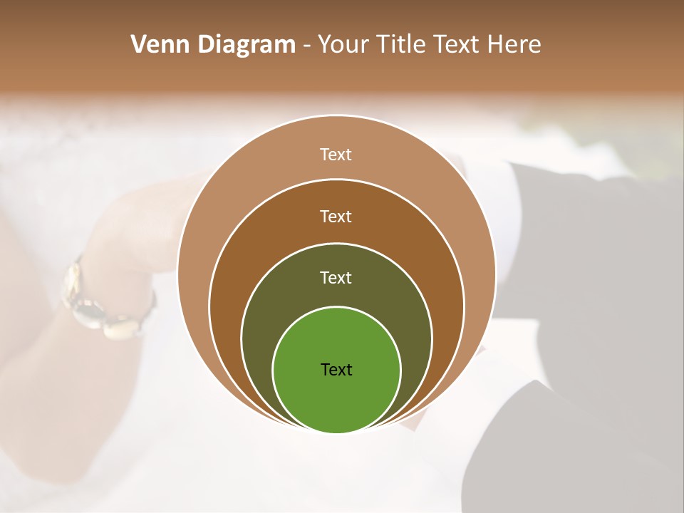 White Pair Diamond PowerPoint Template