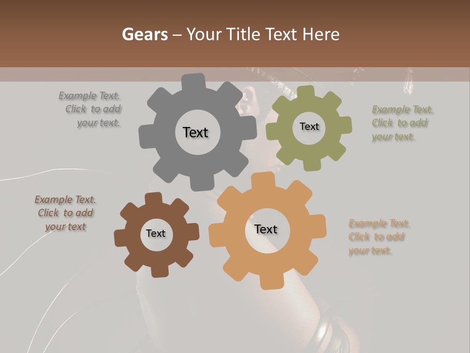 Wall Geek Steampunk PowerPoint Template
