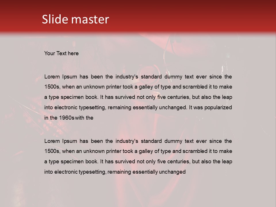 Hat His Boots Fashion PowerPoint Template