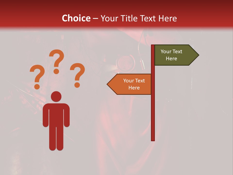 Hat His Boots Fashion PowerPoint Template