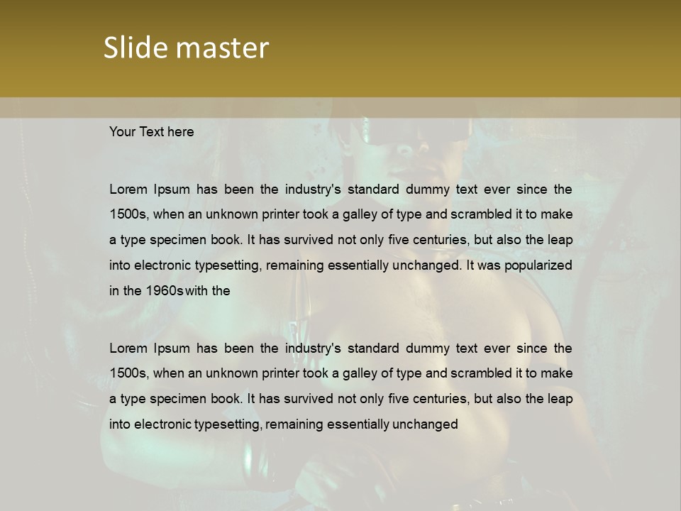 Cyberpunk Style Alternative PowerPoint Template