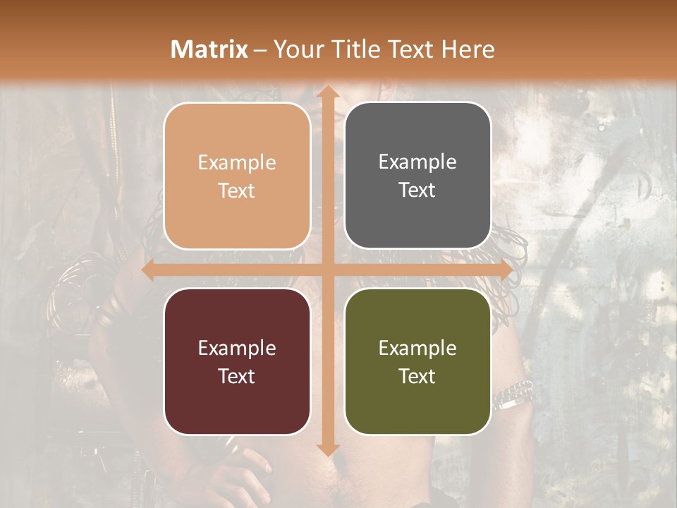 Sexy Halloween Person PowerPoint Template