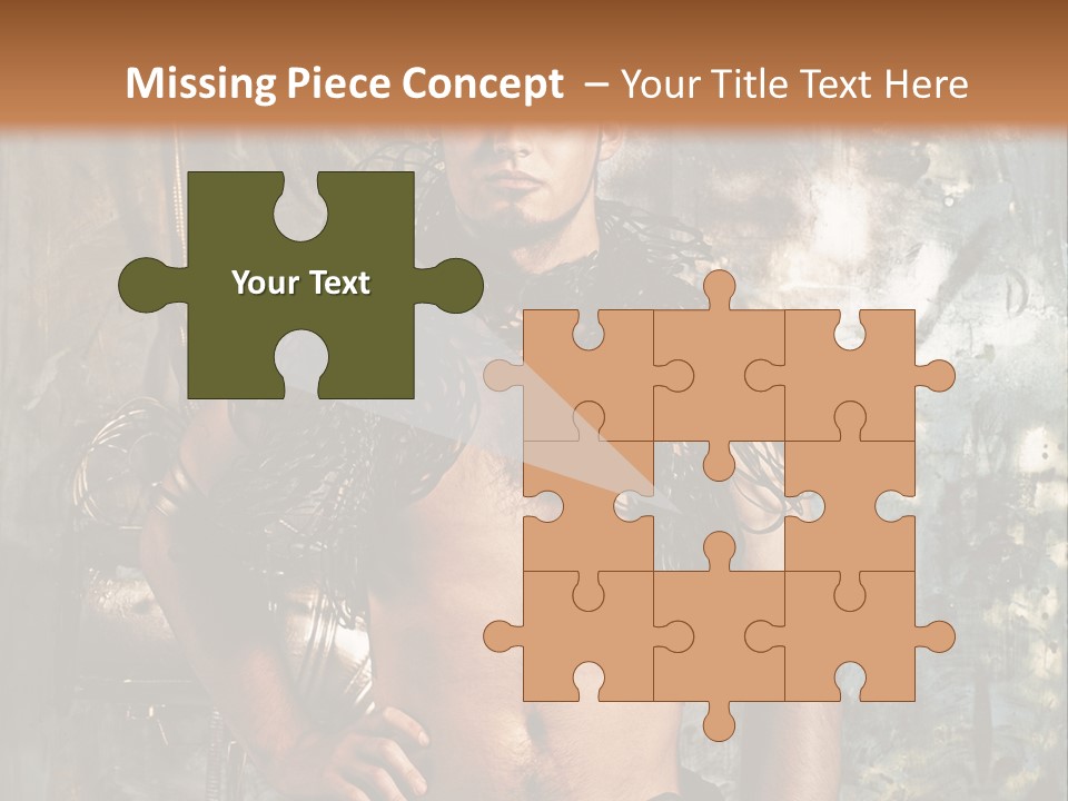 Sexy Halloween Person PowerPoint Template