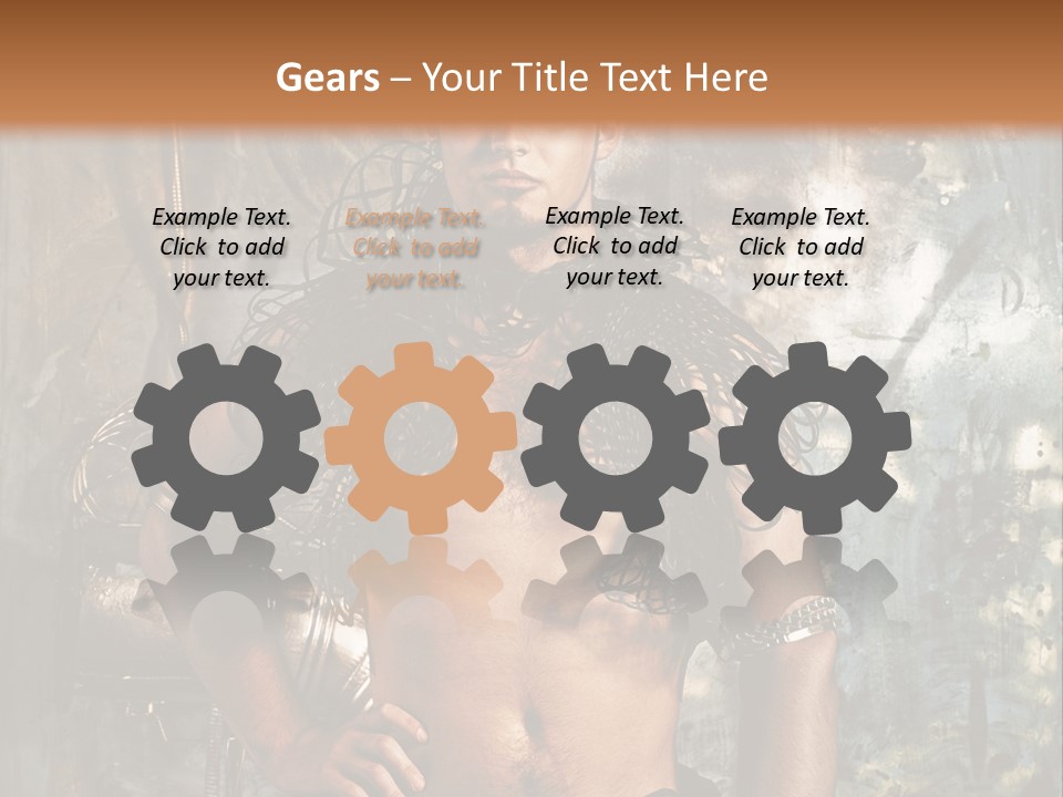 Sexy Halloween Person PowerPoint Template