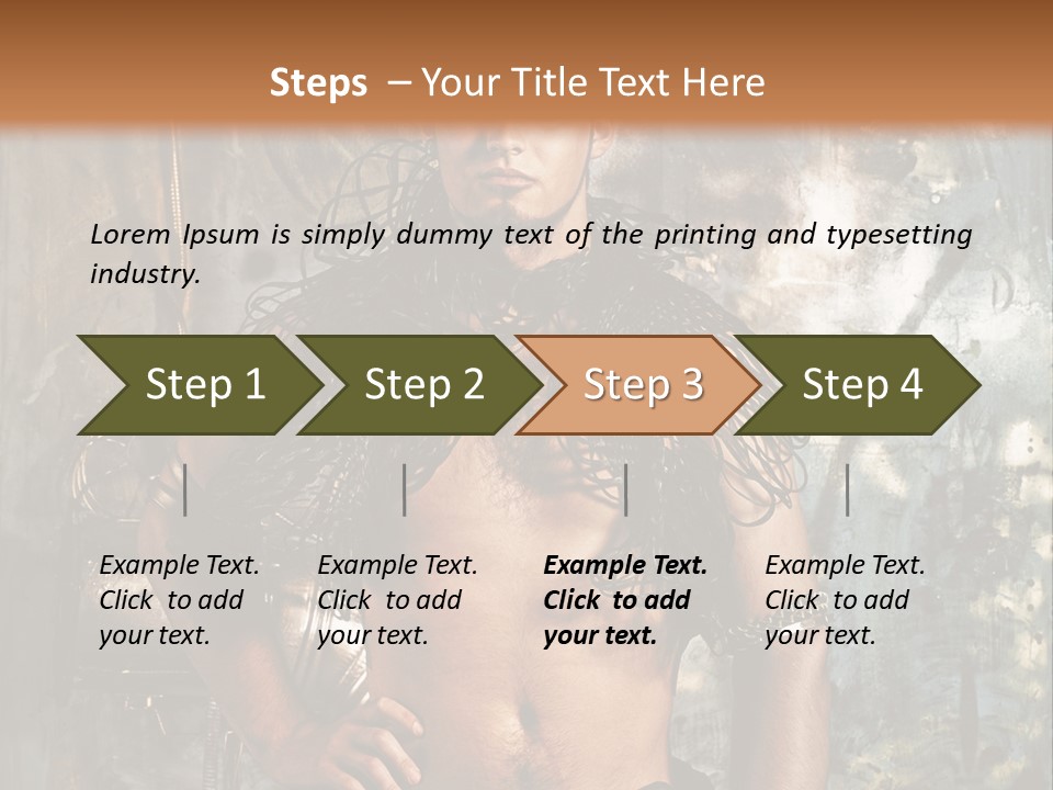 Sexy Halloween Person PowerPoint Template