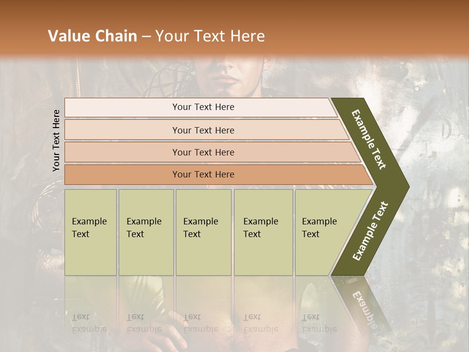 Sexy Halloween Person PowerPoint Template