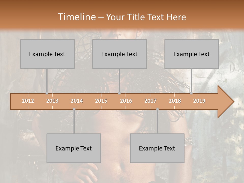 Sexy Halloween Person PowerPoint Template