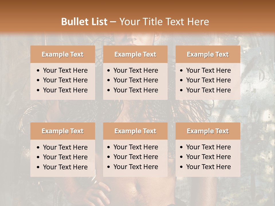 Sexy Halloween Person PowerPoint Template