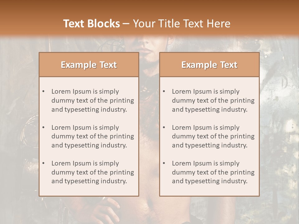 Sexy Halloween Person PowerPoint Template