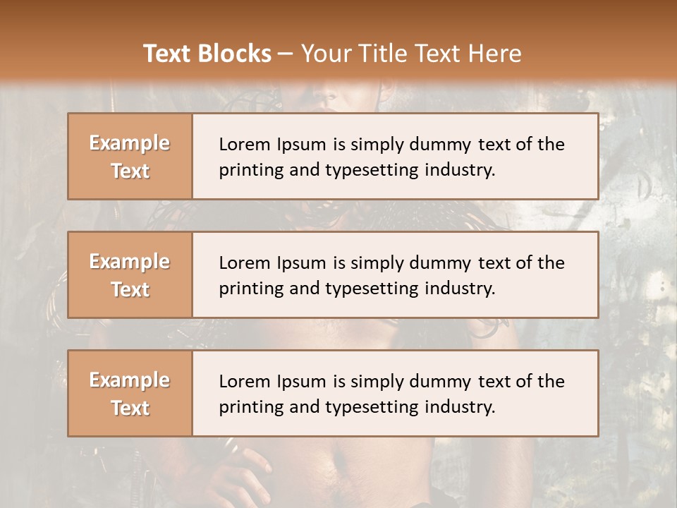 Sexy Halloween Person PowerPoint Template