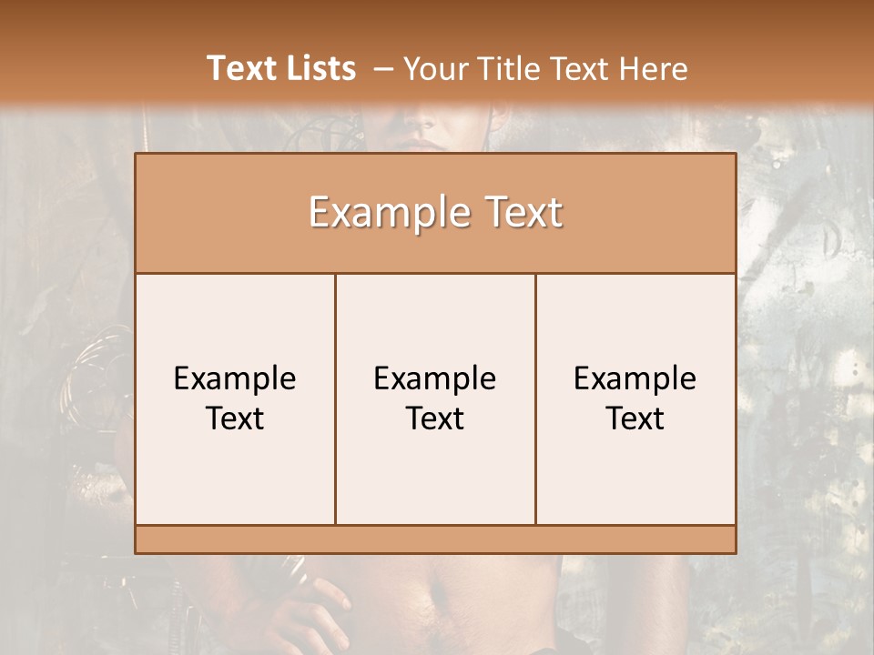 Sexy Halloween Person PowerPoint Template
