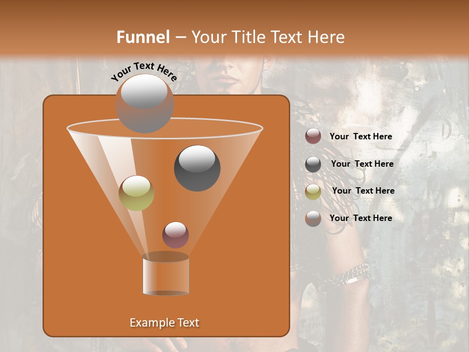 Sexy Halloween Person PowerPoint Template