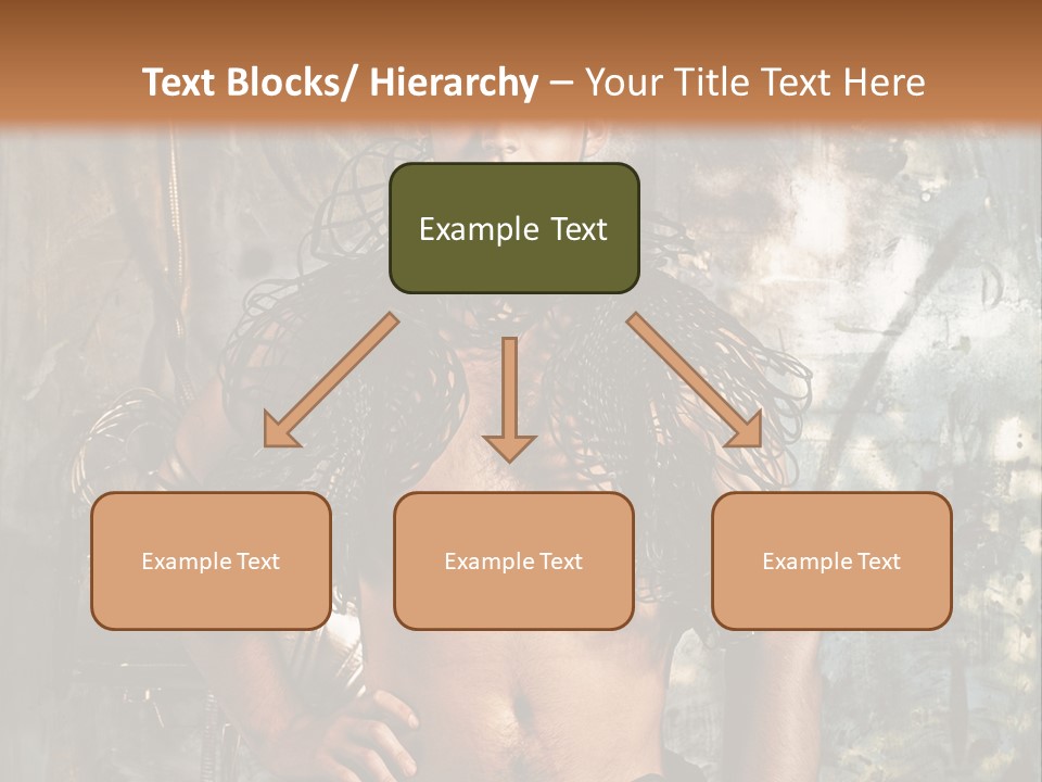 Sexy Halloween Person PowerPoint Template