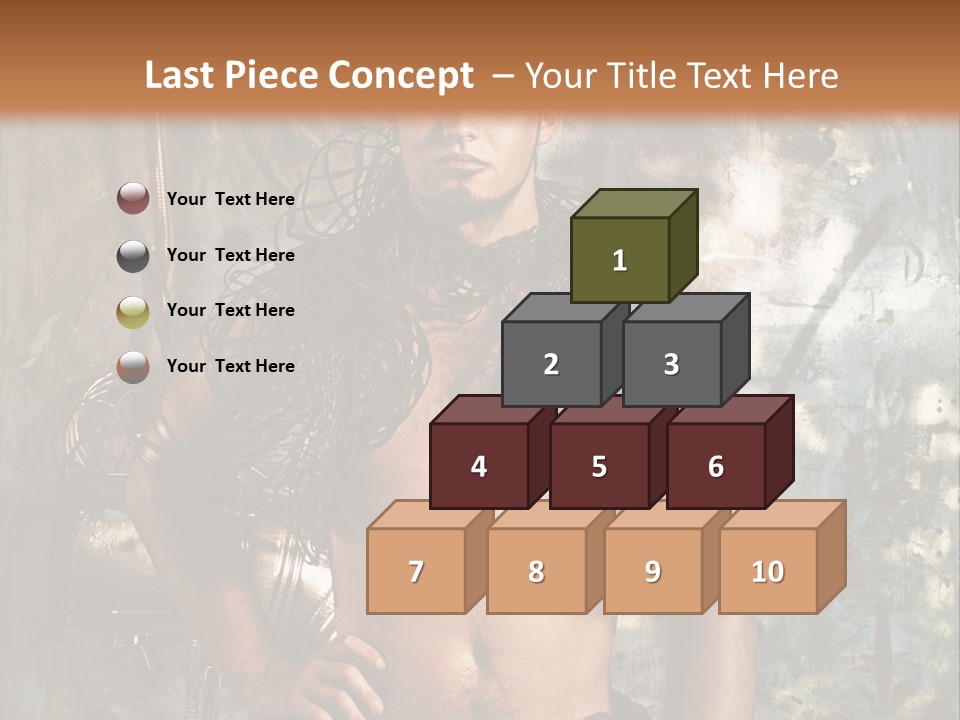 Sexy Halloween Person PowerPoint Template