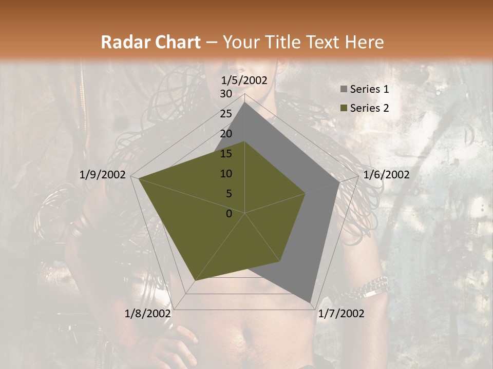 Sexy Halloween Person PowerPoint Template