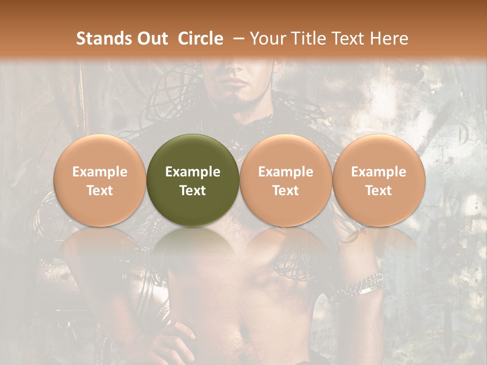 Sexy Halloween Person PowerPoint Template