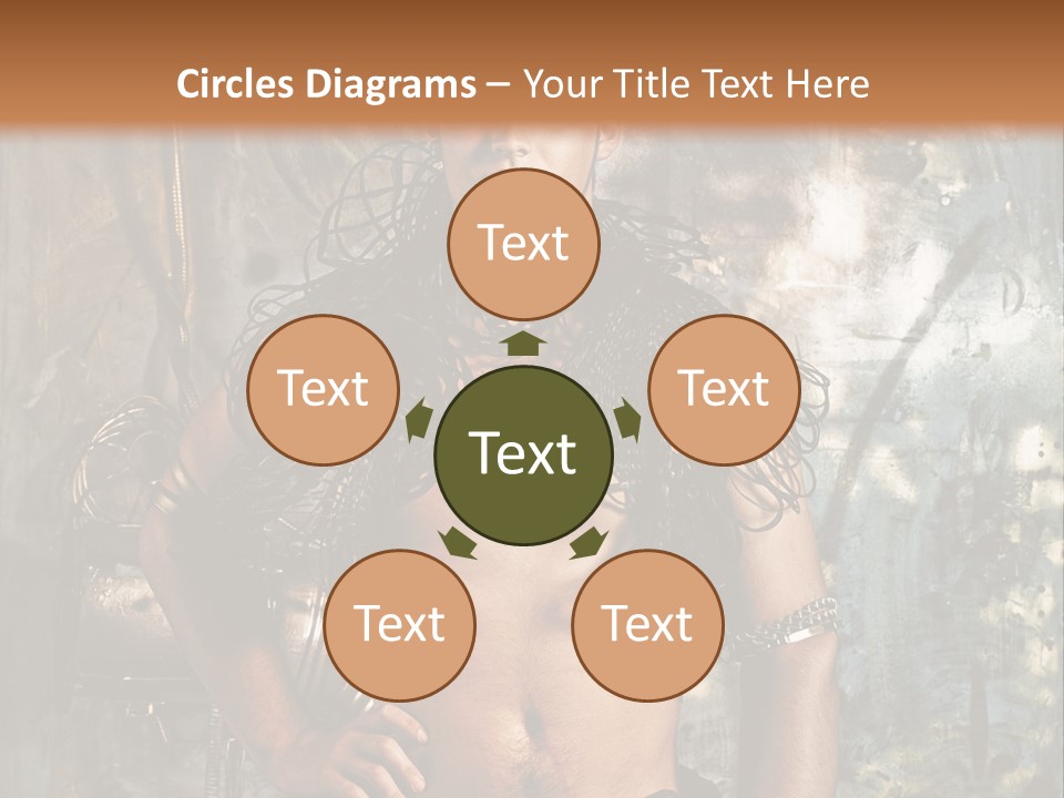 Sexy Halloween Person PowerPoint Template