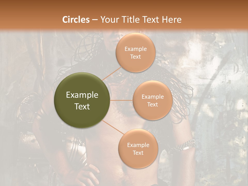 Sexy Halloween Person PowerPoint Template