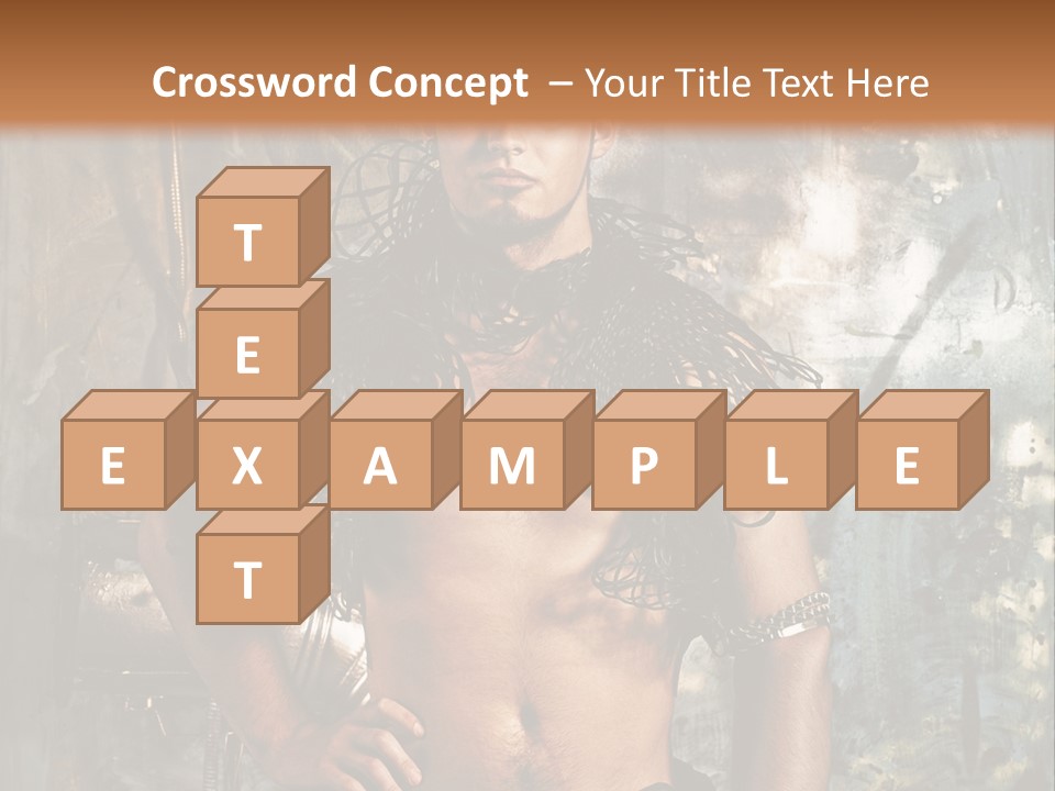 Sexy Halloween Person PowerPoint Template