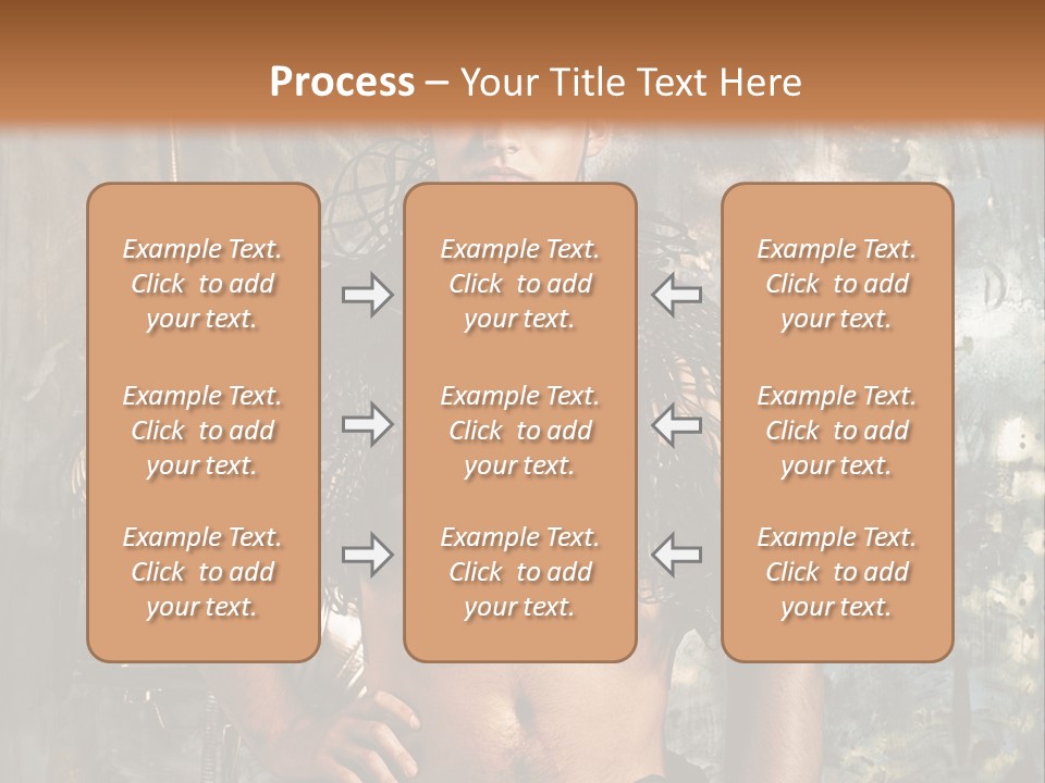 Sexy Halloween Person PowerPoint Template