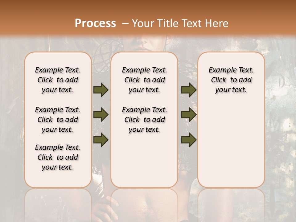 Sexy Halloween Person PowerPoint Template