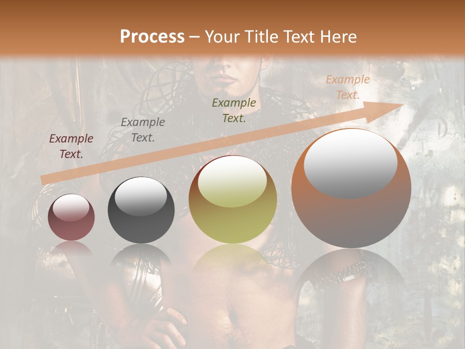 Sexy Halloween Person PowerPoint Template