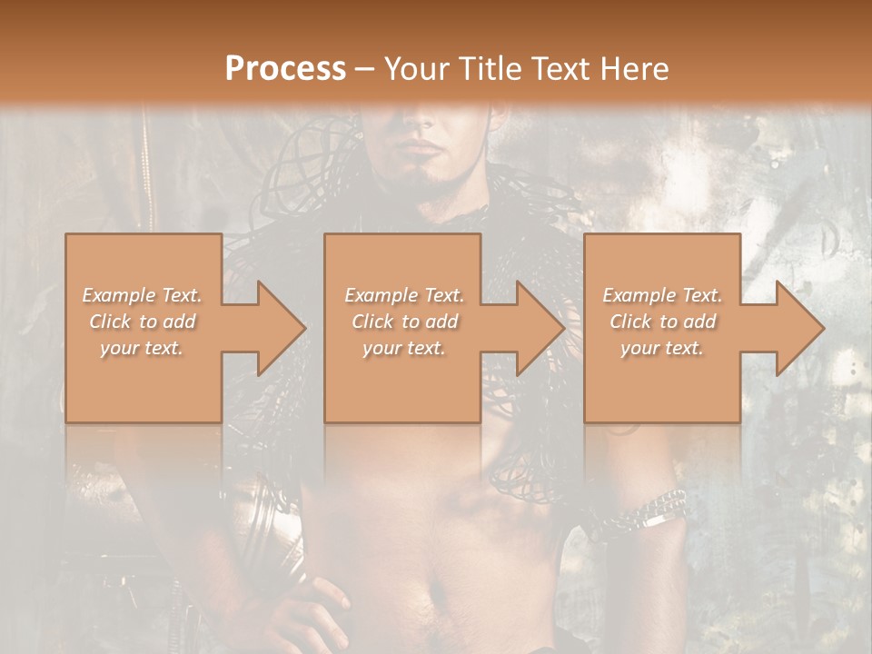 Sexy Halloween Person PowerPoint Template