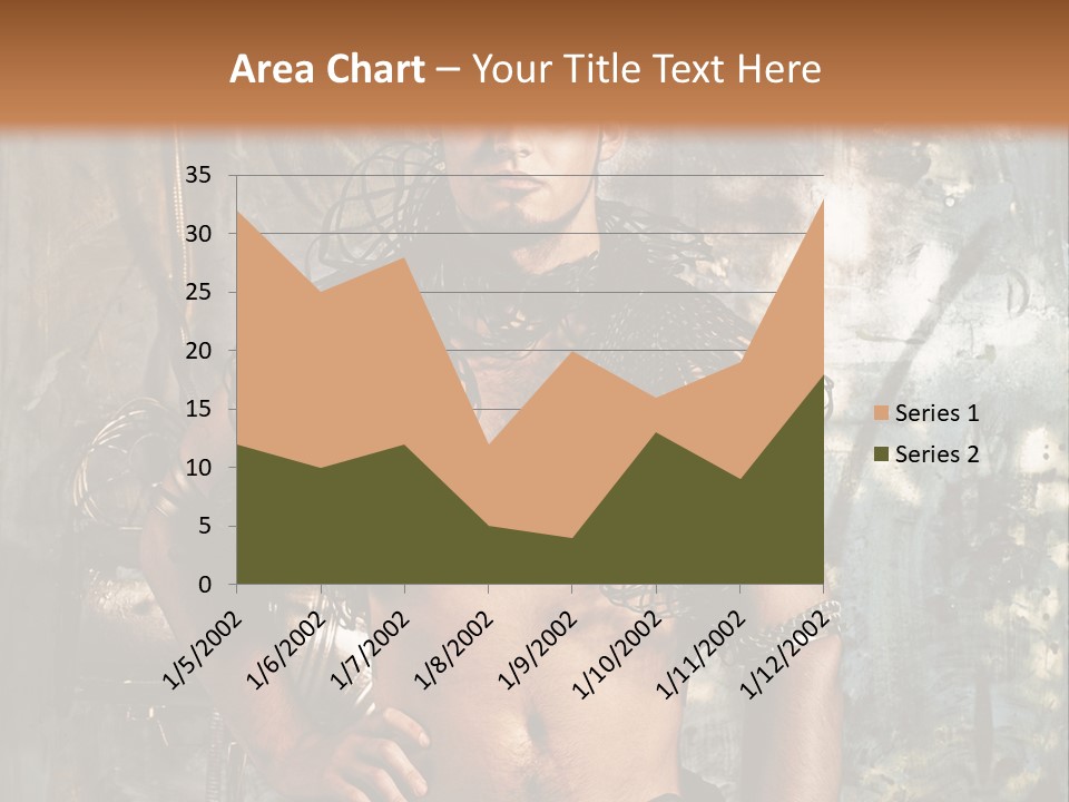 Sexy Halloween Person PowerPoint Template