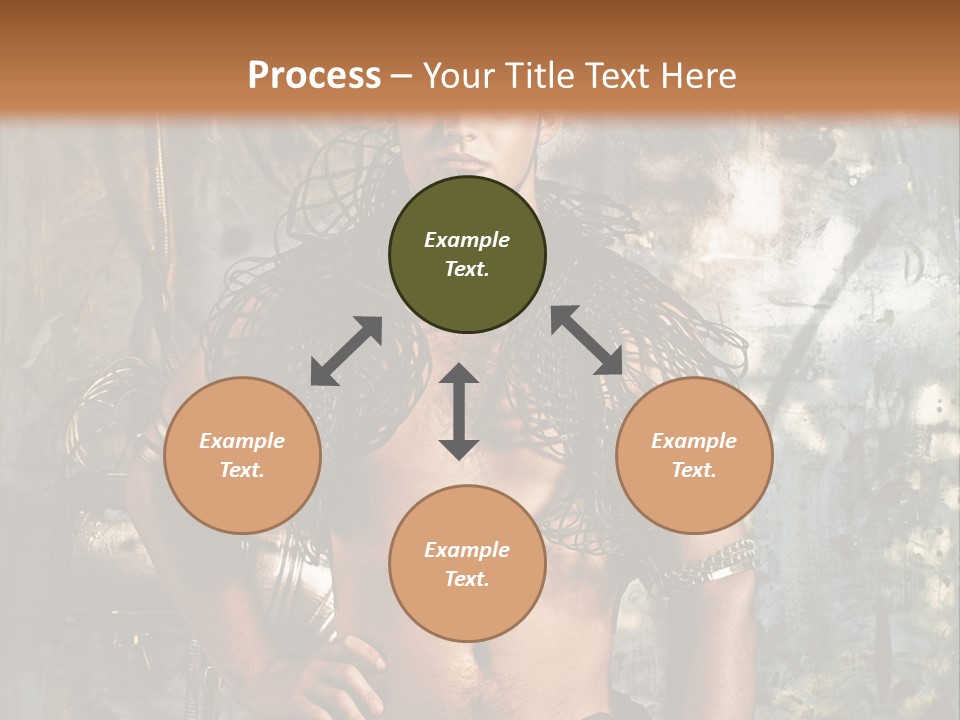 Sexy Halloween Person PowerPoint Template