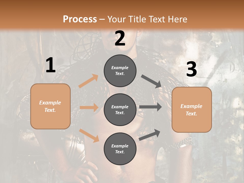 Sexy Halloween Person PowerPoint Template