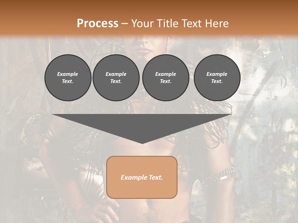 Sexy Halloween Person PowerPoint Template