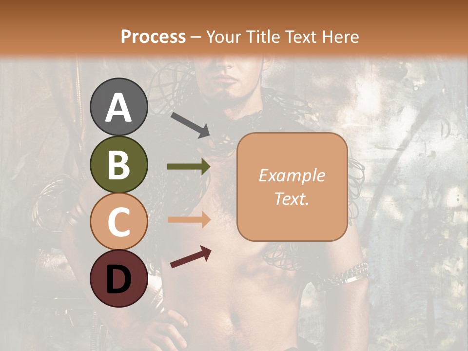 Sexy Halloween Person PowerPoint Template